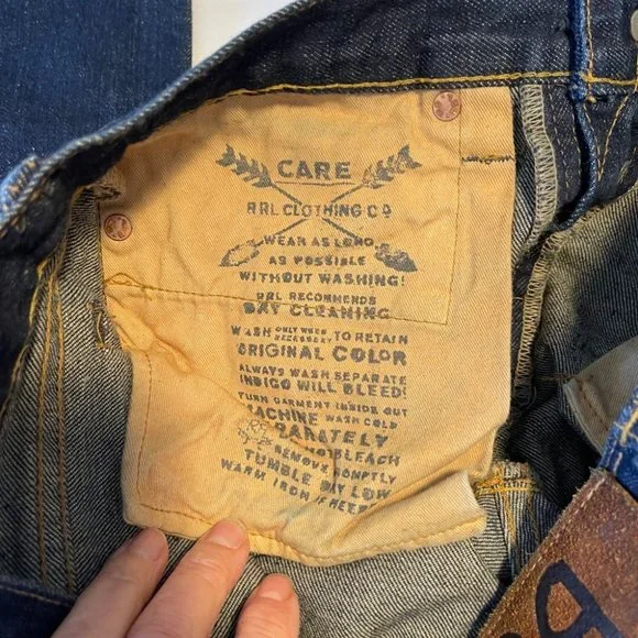 RRL Denim size 28/34
